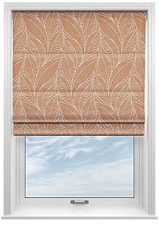 Tahiti, Mandarin - Twist&Fit Roman Blind